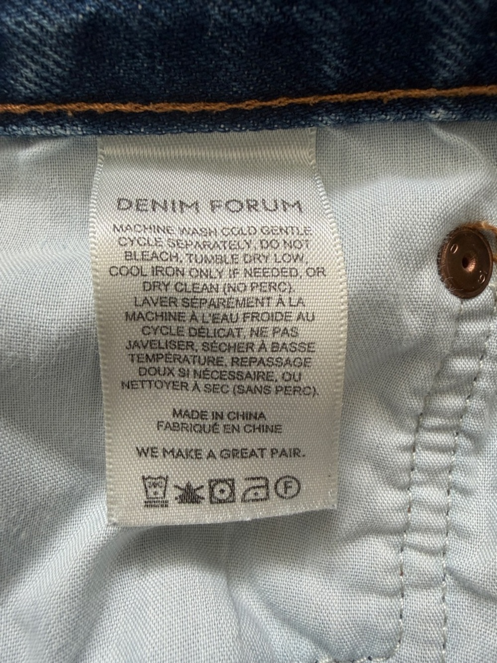 Denim Forum The Joni High Rise Loose 29L size 28 - Picture 8 of 9